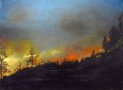 Feuer, 2013, 30x40cm, oil on canvas