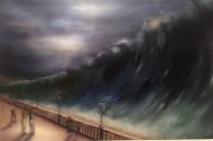 The Flood, 60 x 90 cm, oil on canvas