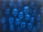 Faces, 24 x 18 cm, oil on canvas